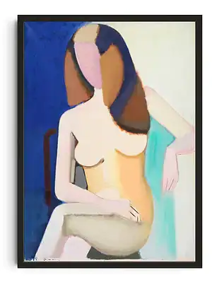 Seated Female Model Vilhelm Lundstrum