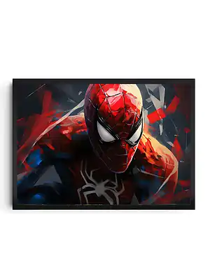 Spiderman Action Print