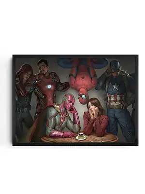 Spiderman Heroes Print