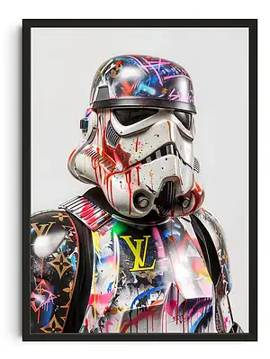 Stormtrooper Pop Art Poster