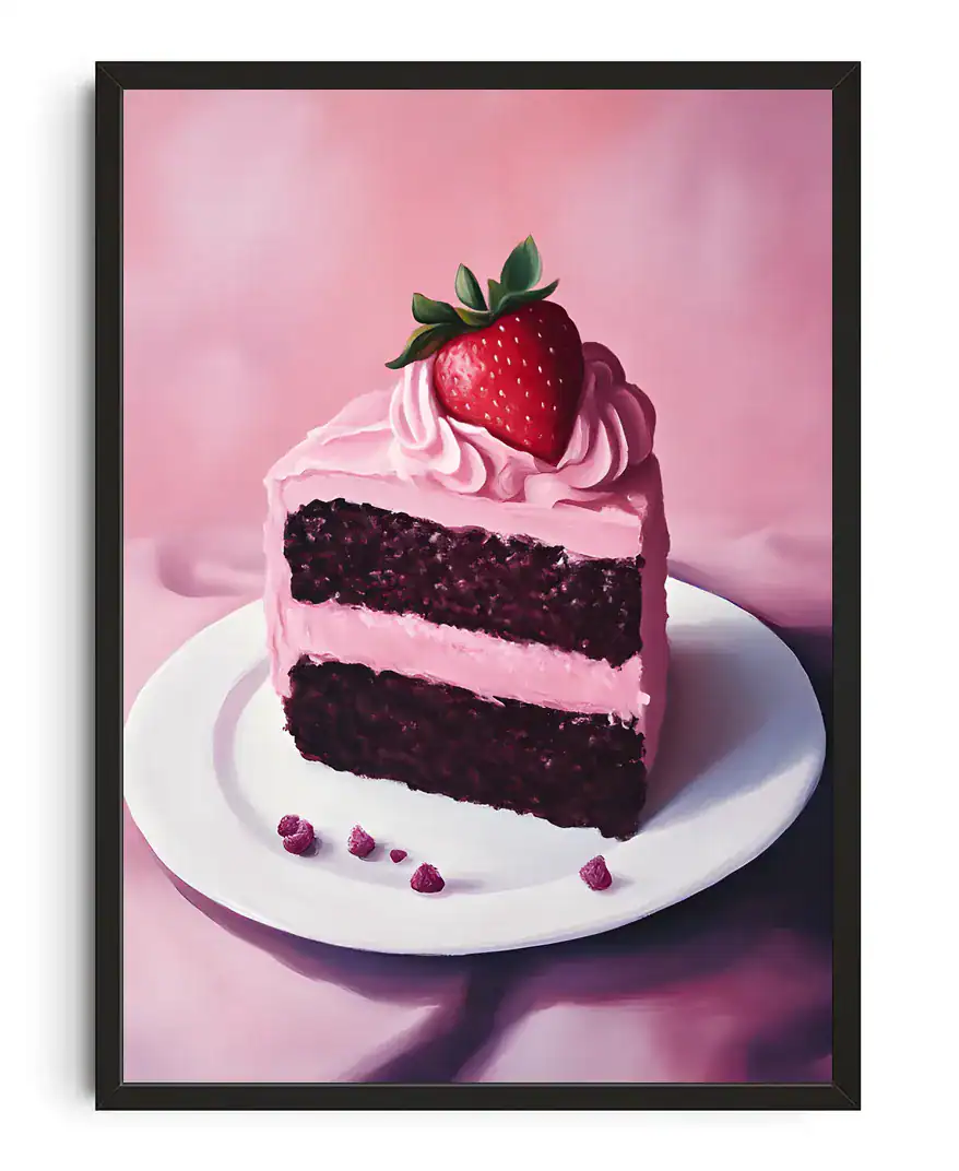 Strawberry Cake Print