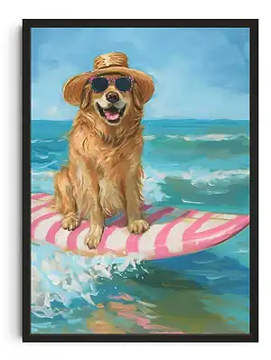 Surfing Dog Vibes