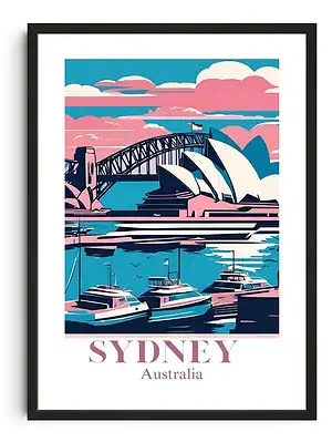 Sydney Travel Poster