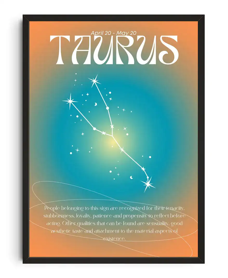 Taurus Cosmic Print