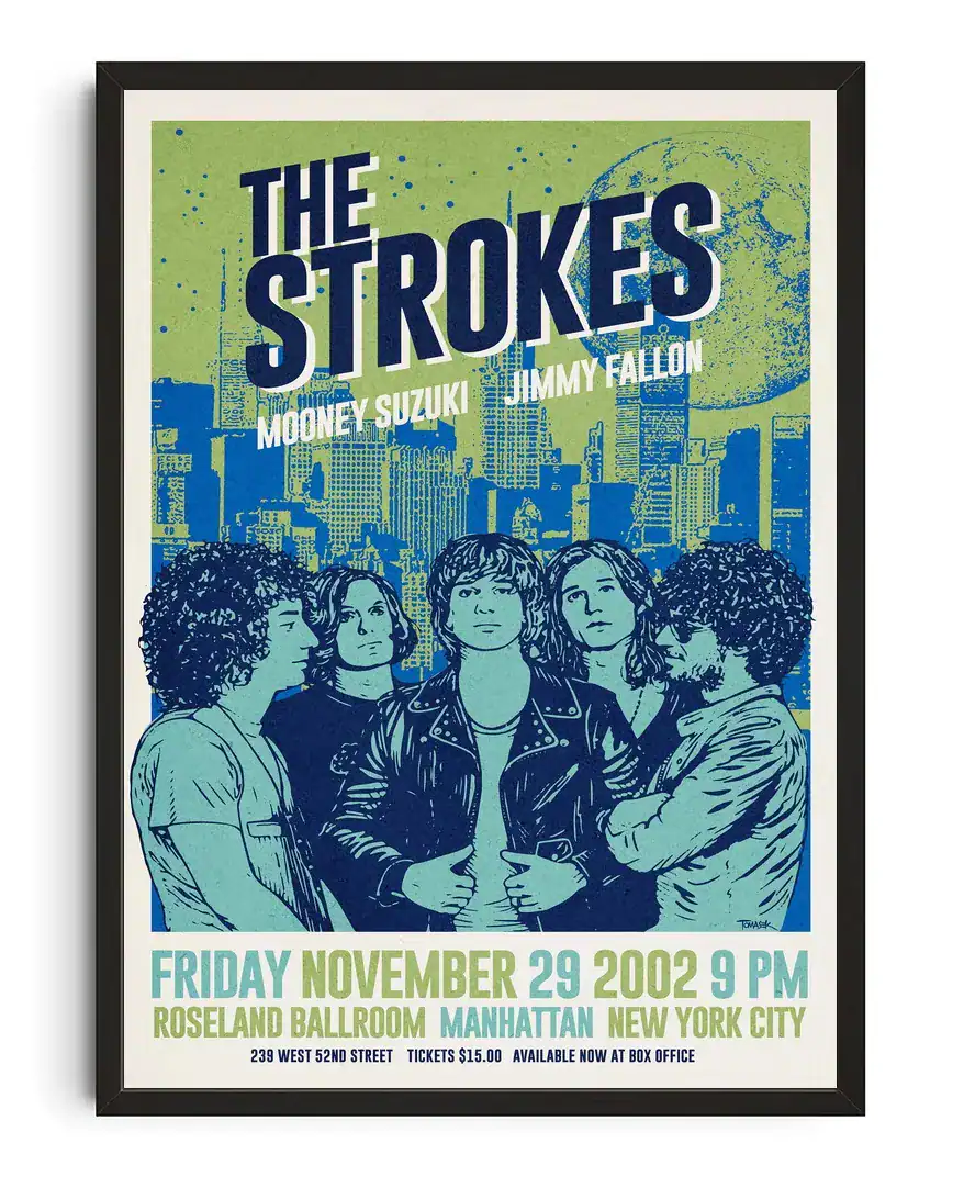 The Strokes Indie Poster
