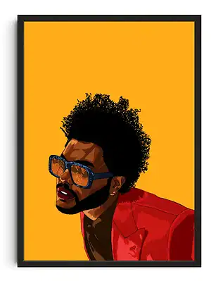 The Weeknd Illustration