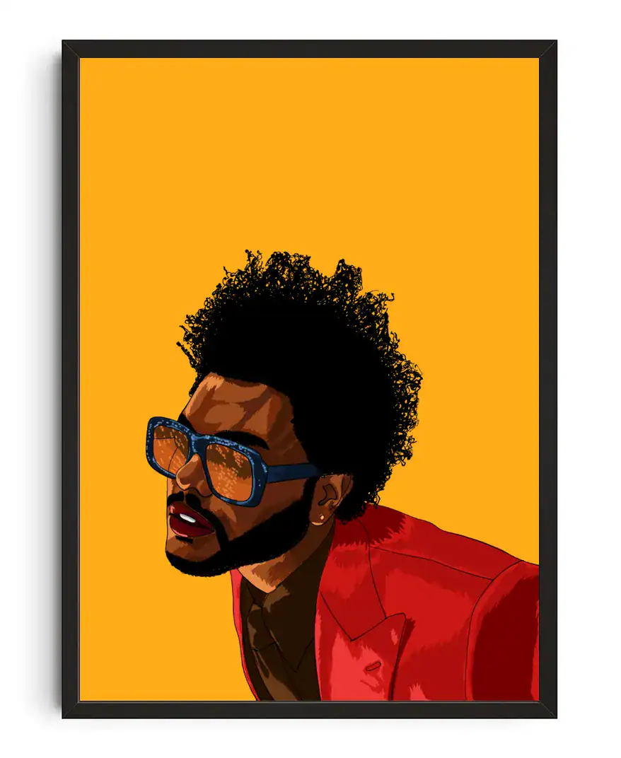 The Weeknd Illustration