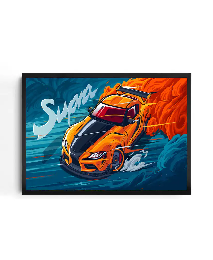 Toyota Supra Digital Art