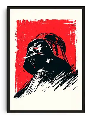 Vader Abstract Poster