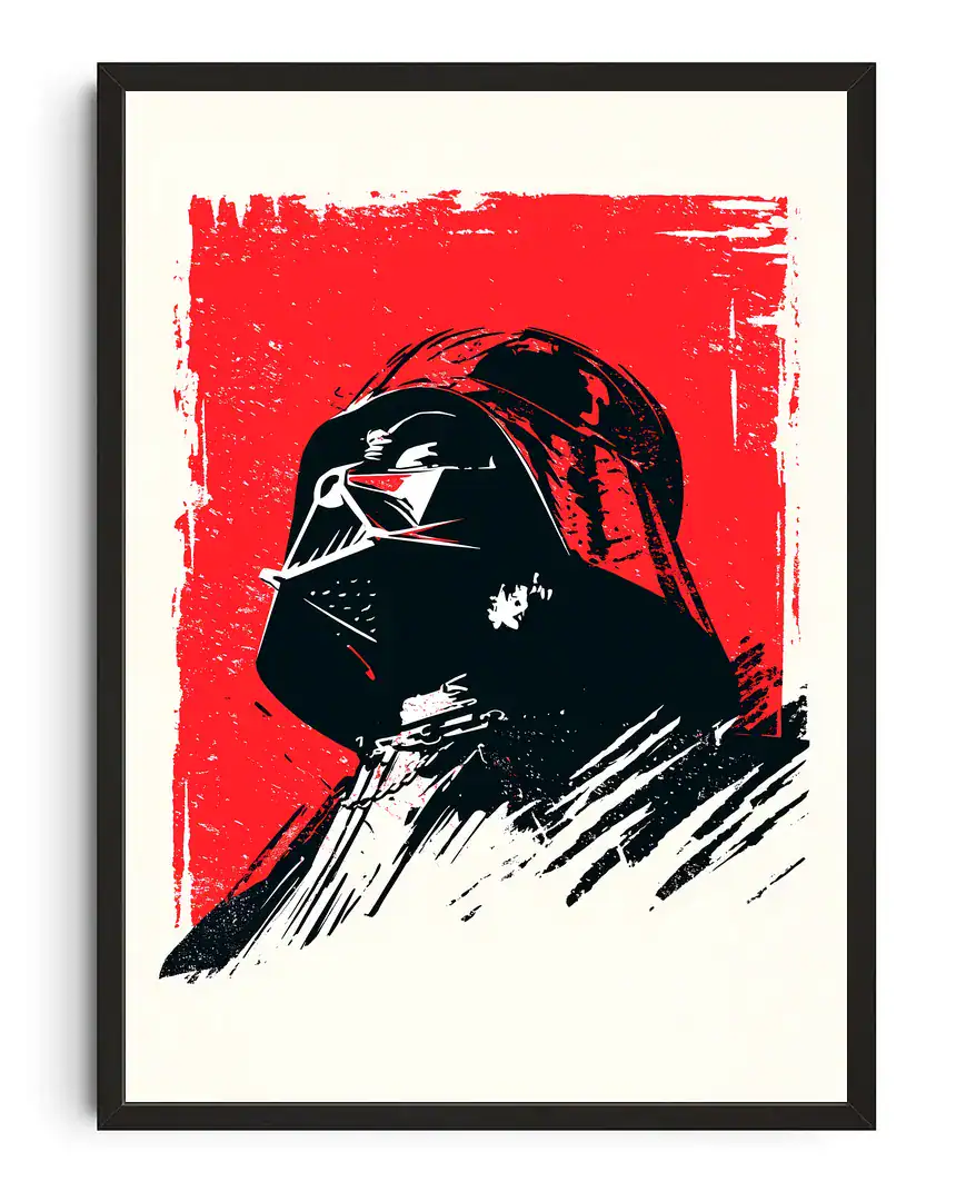 Vader Abstract Poster