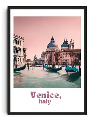 Venice Travel Poster