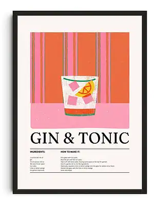 Vibrant Cocktail Artwork