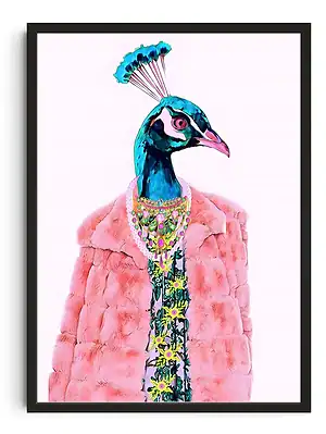 Vibrant Peacock Regalia